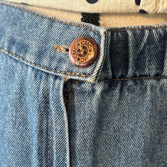 CMC | Vintage Denim Maxi Skirt with Side Button Detail, Size M - Picture 4 of 10